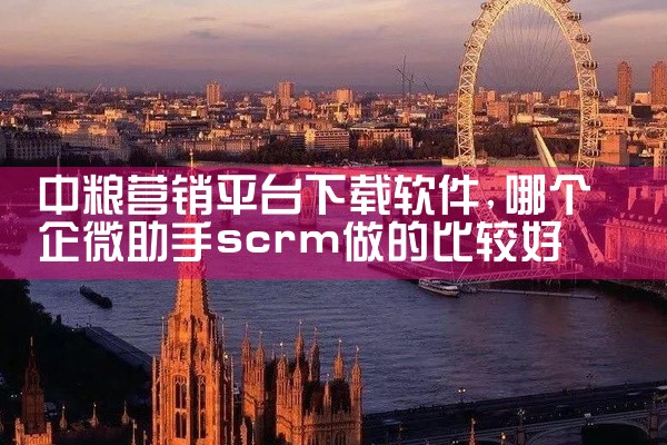 中粮营销平台下载软件